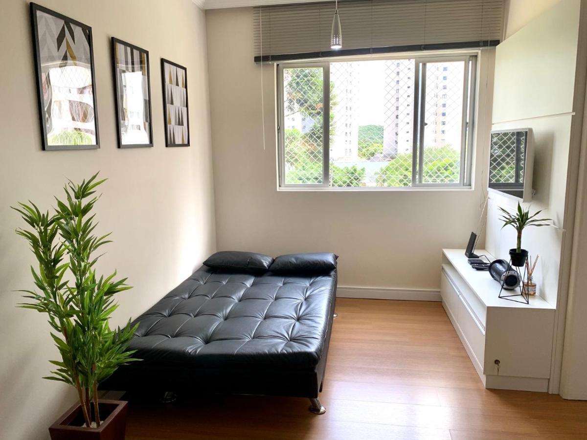 205- Apartamento 1 Quarto Suite, Encantador, Amplo E Decorado, Mobiliario Moderno, Cozinha Completa Com Utensilios , Excelente Vista Da Cidade E Localizacao Privelegiada No Bairro Bigorrilho , Curitiba Kültér fotó