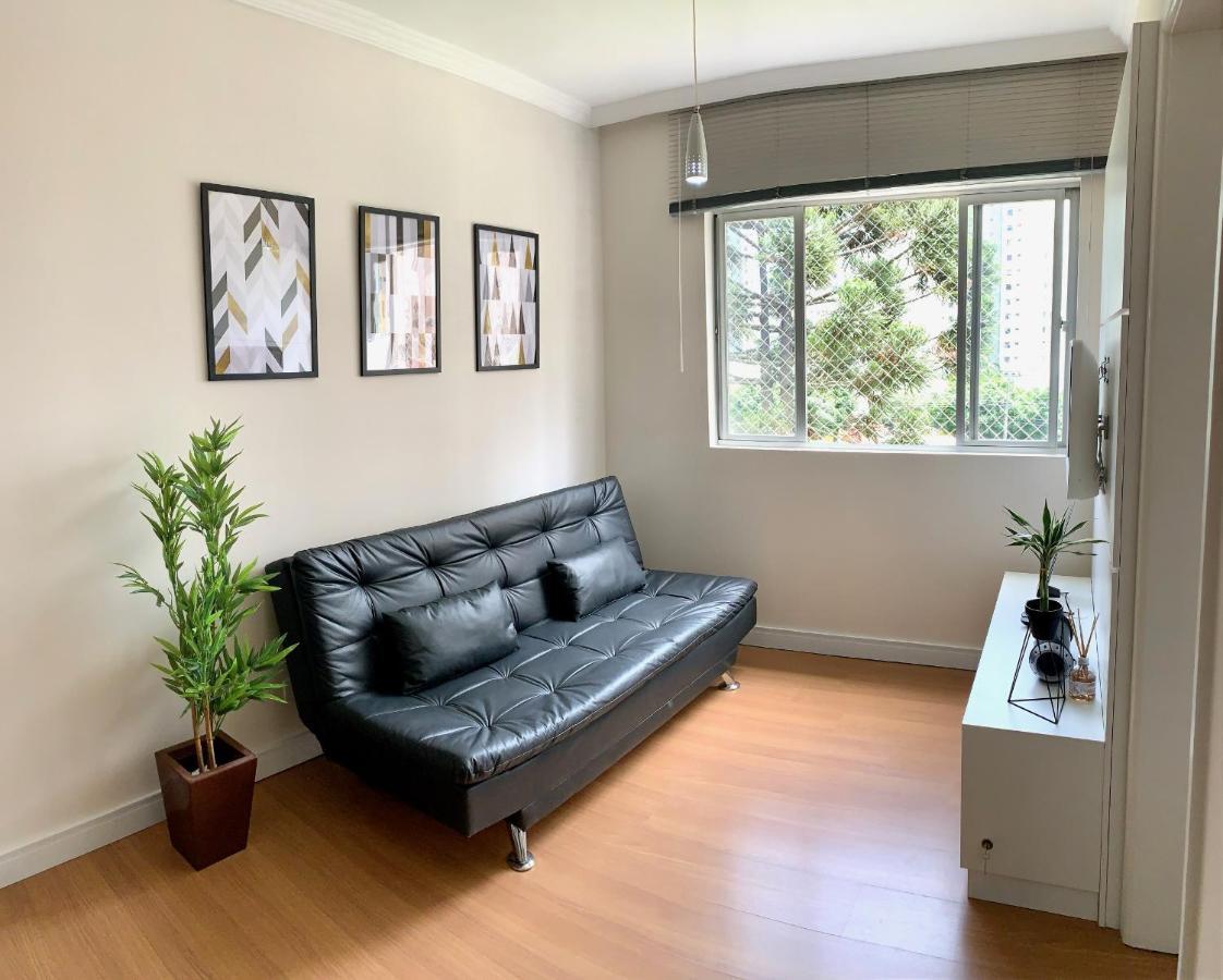 205- Apartamento 1 Quarto Suite, Encantador, Amplo E Decorado, Mobiliario Moderno, Cozinha Completa Com Utensilios , Excelente Vista Da Cidade E Localizacao Privelegiada No Bairro Bigorrilho , Curitiba Kültér fotó